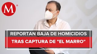 Tras captura de 'El Marro', homicidios dolosos bajaron 50% en Guanajuato: Durazo