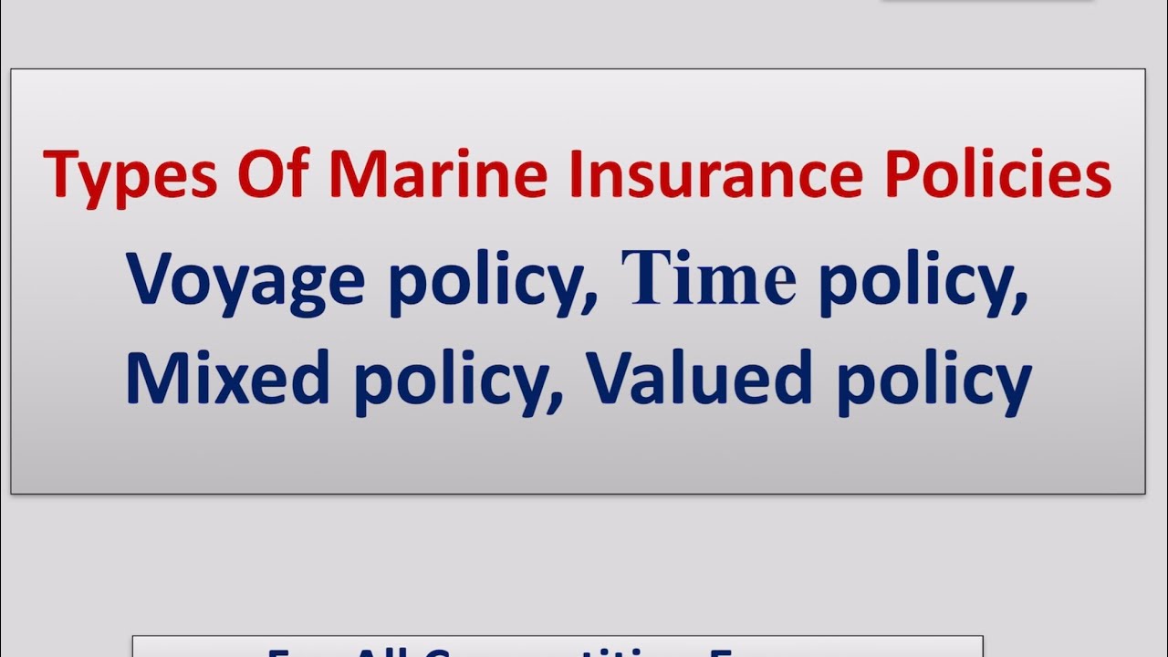 define voyage policy in insurance