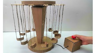 School Science Projects | how to make carnival ride from cardboard