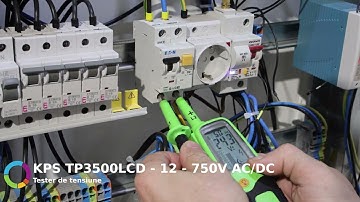 KPS TP3500LCD - Tester cu afisaj LCD aka duspol, 12 - 750V AC/DC de la Bitmi.ro