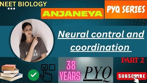 Neural Control & Coordination PYQ | 38 Years NEET Biology PYQ Series | Part 1 | NEET 2026 
