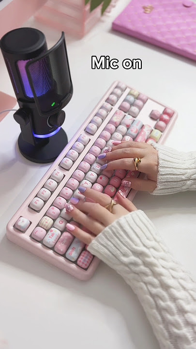 [AD] This mic is perfect for keyboard typing ASMR!! 🎤[AD] details in caption