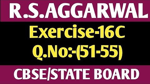 Exercise-16C(51-55 & 58)|Class-12 Maths|R.S.Aggarwal|Properties of Definite Integration|Maths Side