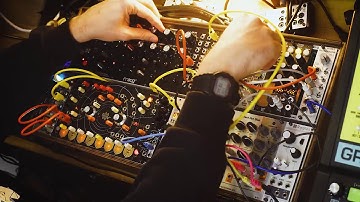 Moog DFAM + Eowave QUADRANTID SWARM Modular Techno Practice Jam