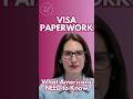 What Americans NEED to know about Visa Paperwork Before they move abroad