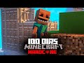 Sobreviv 100 das en la isla de los parsitos en minecraft hardcore esto fue lo que sucedi