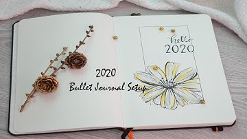Bullet Journal Setup 2020 / Plan with me 2020 Bullet Journal 2020