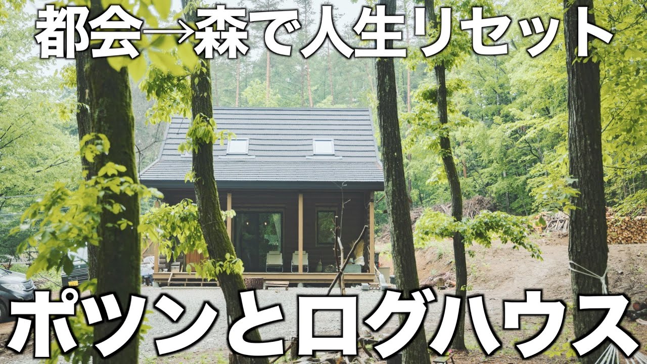 【1日密着】元都会人、広葉樹の森に家を建てたら想像以上だった｜知ってる！？ログハウスの世界！！！
