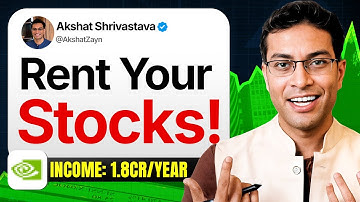 I make 1.8 Crore/year by RENTING my stocks | Low risk #options strategies