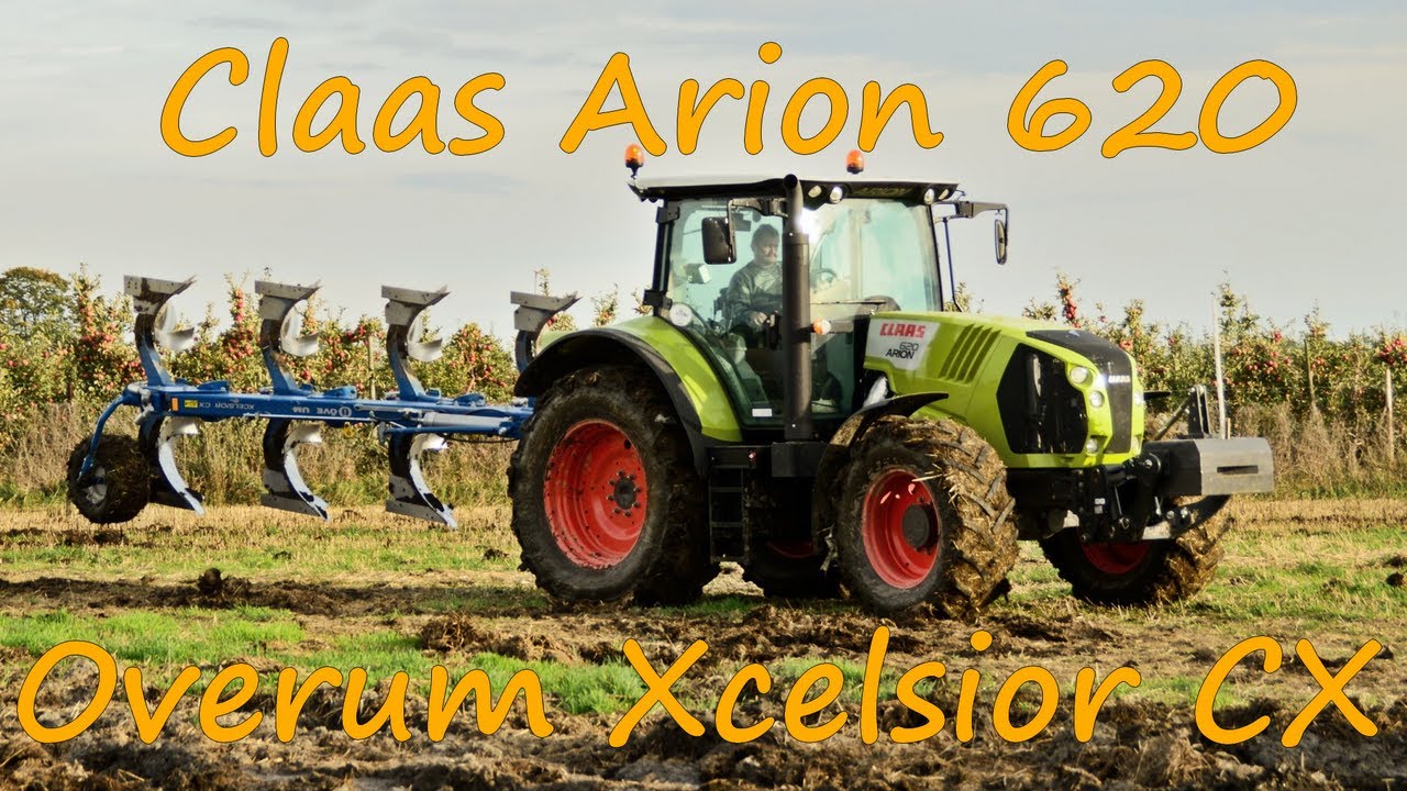 Ciężka orka 2013 Claas Arion 620 i Overum Xcelsior