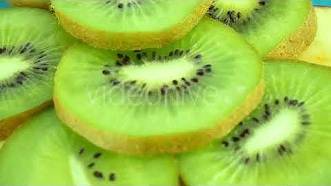 Slice of Fresh Kiwi Fruit | Stock Footage - Videohive