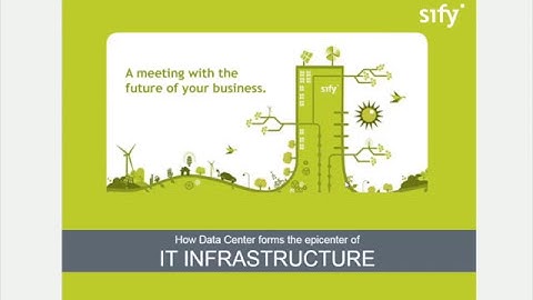 Data Center - the epicenter of IT Infrastructure