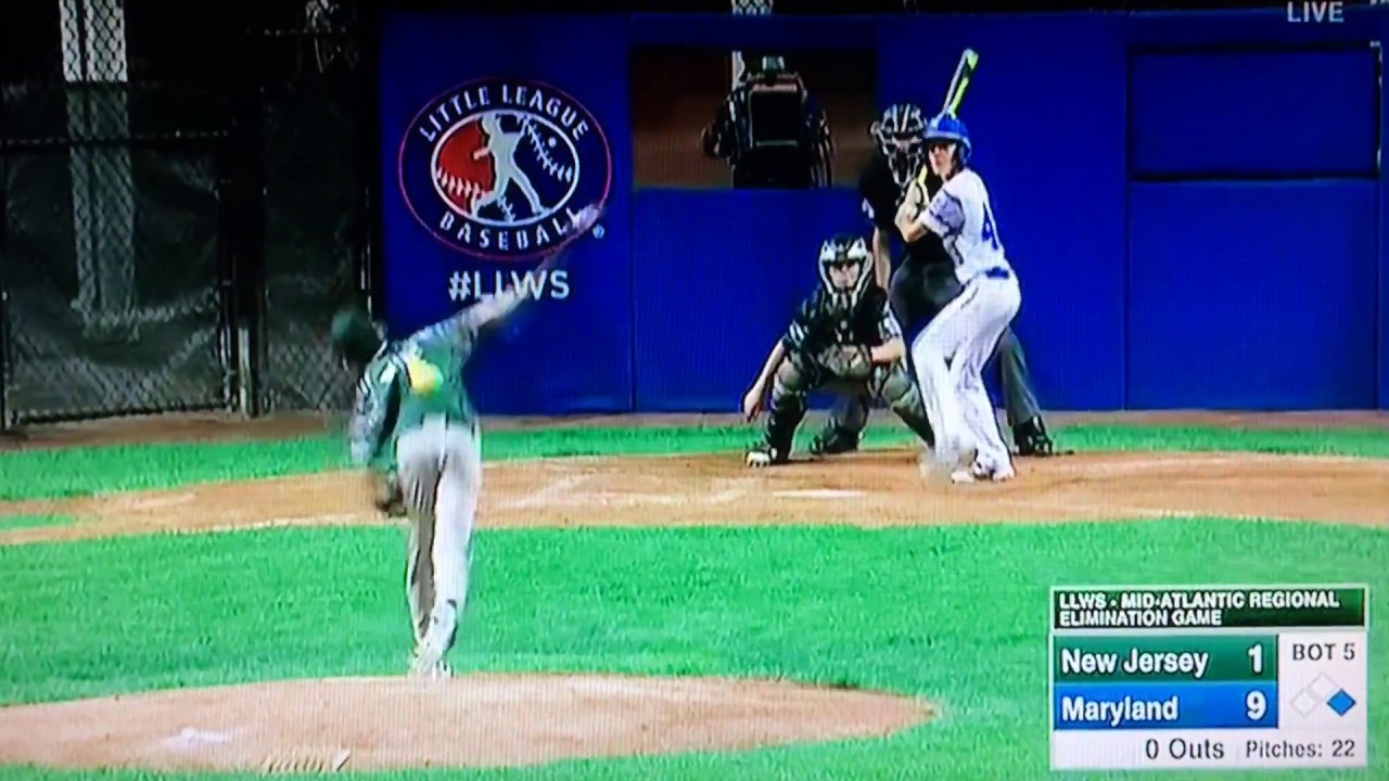 Riley Calloway Double 2018 LLWS New Jersey vs Maryland YouTube