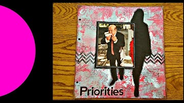 Altered Magazine Image with Frame  Art Journal Page