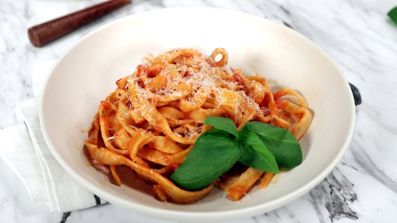 The Easiest Homemade Pasta Recipe YouTube