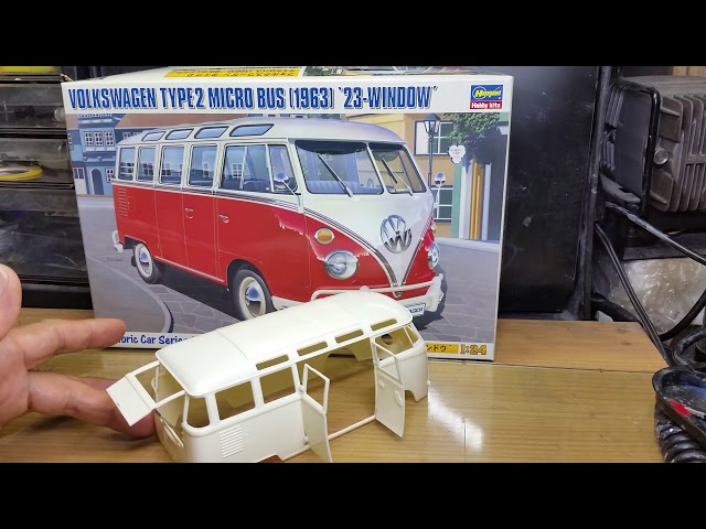 Hasegawa VOLKSWAGEN TYPE2 MICRO BUS[1963] 23-WINDOW #1