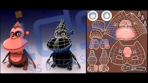 3d modeling,UV unwrapping & Texturing