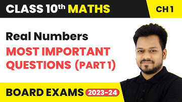 Real Numbers - Most Important Questions (Part 1) | Class 10 Maths Chapter 1