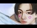 طريقه رسم جونغكوك بالخطوات   