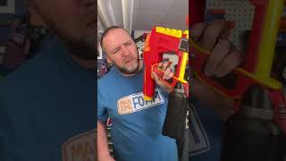Air is fun! 2007 Nerf Magstrike, a very colourful Dart Tag blaster and the Iron Man colour variant!