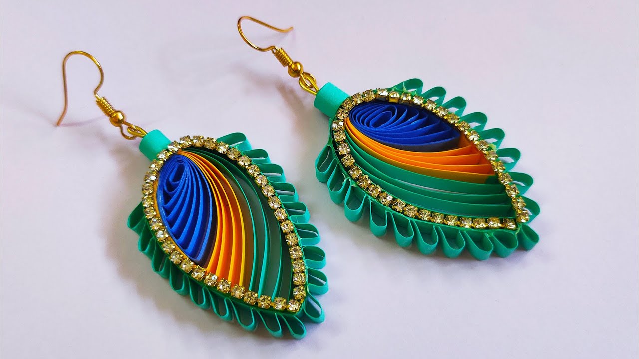 Latest Quilling Earrings 2024 | www.trenchmarinepump.com