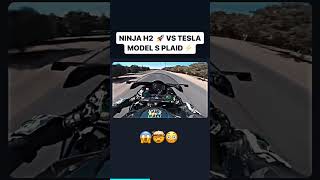 H2 vs Tesla #drawing #lol #driver #shorts #short #shortsvideo #car #crazy #kavasaki #electric
