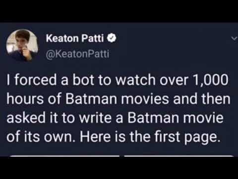 Bot Writes Batman Movie