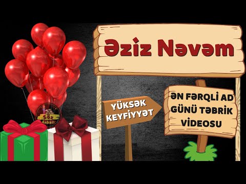 Yeni ad günü təbriki: Nəvəm | Ad günün mübarək Nəvəm