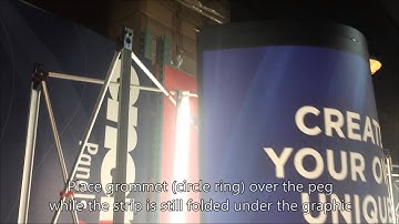 Bubble Popup Graphic Setup 20ft