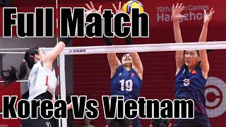 FULL MATCH Korea 🆚 Vietnam - Women's Volleyball - Asian Games Hangzhou 2022