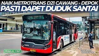 Santai! Enaknya Duduk Sepanjang Cawang - Depok Naik MetroTrans D11