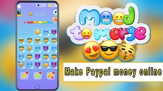 【mood to merge】，a eliminate game to merge emoji to get paypal cash! screenshot 4