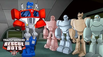 ¡En fila! | Transformers: Rescue Bots | COMPILACIÓN | Dibujos animados para niños
