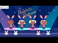 Rabbit dance  dance song for kids  cartoonix