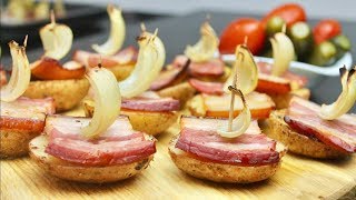 Картошка Кораблики! Запеченный Картофель в Духовке! Картошка Кораблики! Запеченный Картофель в Духовке!