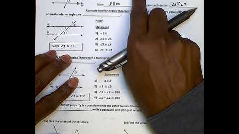 Unit 3 Lesson 1: Properties of Parallel Lines