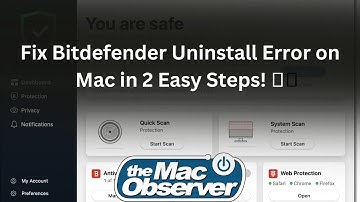 How to Fix the Bitdefender Uninstall Error on Your Mac in 2 Simple Steps