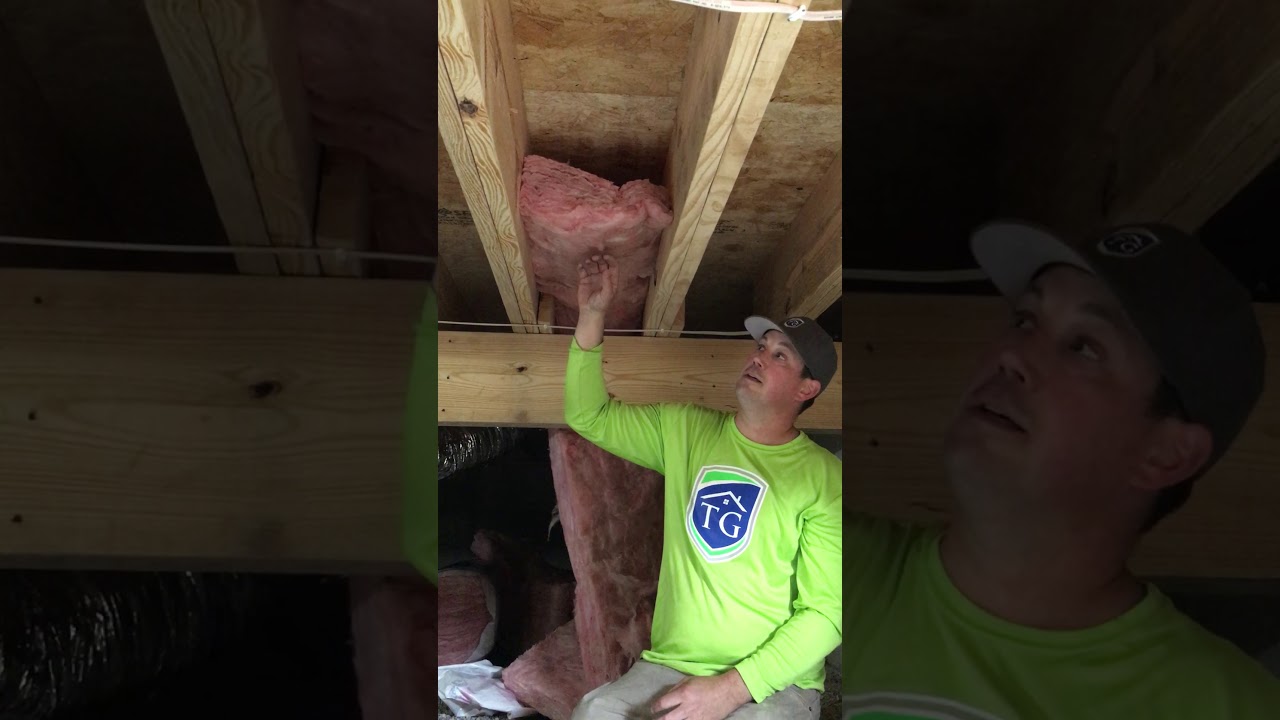 Installing Fiberglass Batts in a crawl space