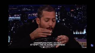 David Blaine eats nails and spit a frog  at Jimmy Fallonshow. #viral #shortvideo #funny #shortsvideo