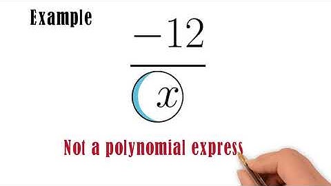 What polynomials are & its conditions?