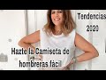 Como hacer la camiseta con hombreras más viral de Instagram que está agotada por 1€ Tendencias 2020