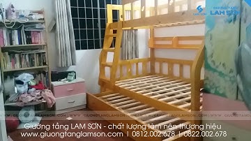 Video Nội thất Giường tầng Lam Sơn cho trẻ em tại thị xã Gò Công tỉnh Tiền Giang