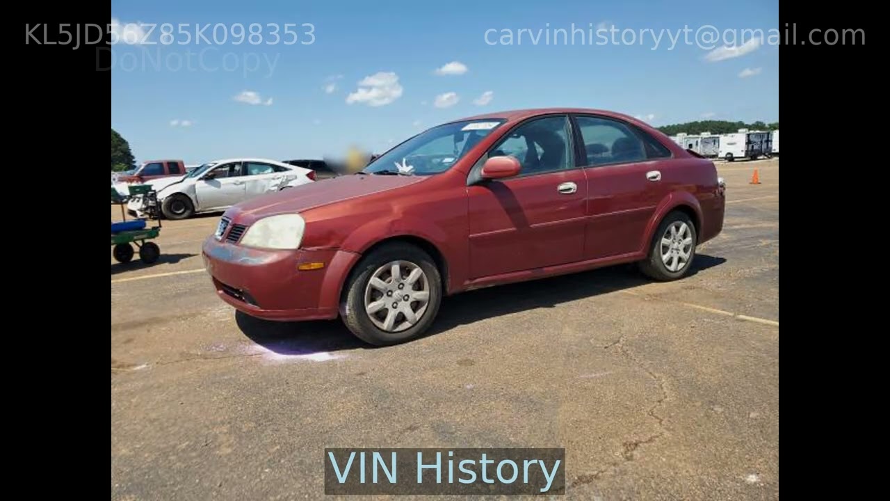 2005 Suzuki Forenza S KL5JD56Z85K098353 - YouTube