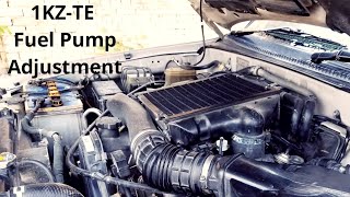 1KZTE  Fuel Pump Adjustment