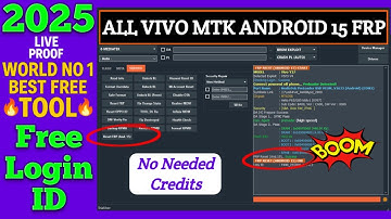 Vivo Y28 Frp Bypass Android 15 🔥 Free Tool