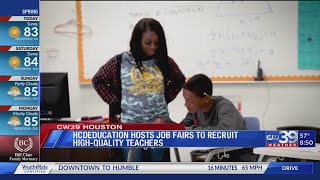 CW39 Principal talks Job Fair for teachers needed at specialized schools