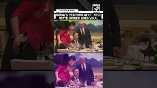 Elon Musk’s reaction at State Dinner goes viral in China’s Beijing