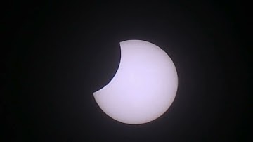 Partial solar eclipse, 25th October 2022, Cambridge, UK