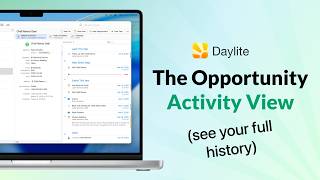 See Your Full Opportunity History with Activity View
