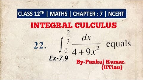 EX -7.9 Q22 NCERT solutions of integrals class-12th #maths #cbseboard